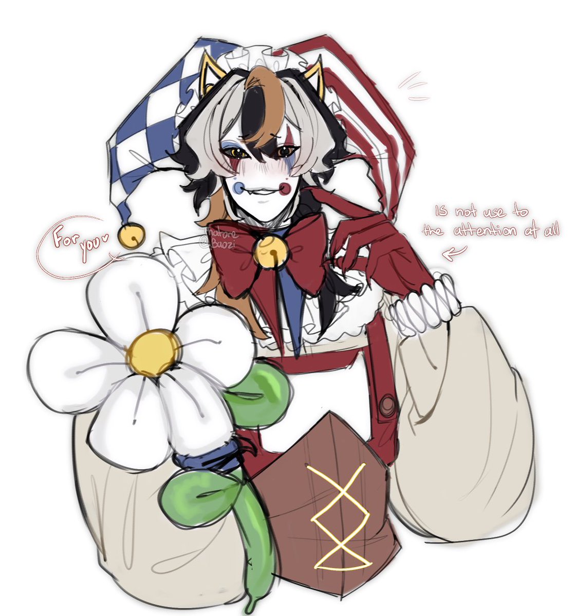 Thank you for all the love for the Mischief 🎈🐈

He got yall a balloon flower! Treasure it 💕🥺

#thefreakcircus #thefreakcircusoc #tfc