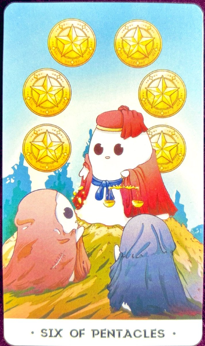 urusa41's tweet photo. 𓂃𓈒𓏸︎︎︎︎ ✧・゚: The Cards Speak :・゚✧
🤍 A Gentle Prayer 🤍
𓂃𓈒𓏸︎︎︎︎ 🕊️ ✧₊⁎
ころん
これは
ぬくもりが
めぐる音
ころん
ころん
今日も
どこかで
だれかの
もとへ
やさしく
届きますように
( ˘ᵕ˘ ) 🌏⚖️💞
#SixOfPentacles
#UrusaArcanaVerse https://t.co/7ehABOq4Se