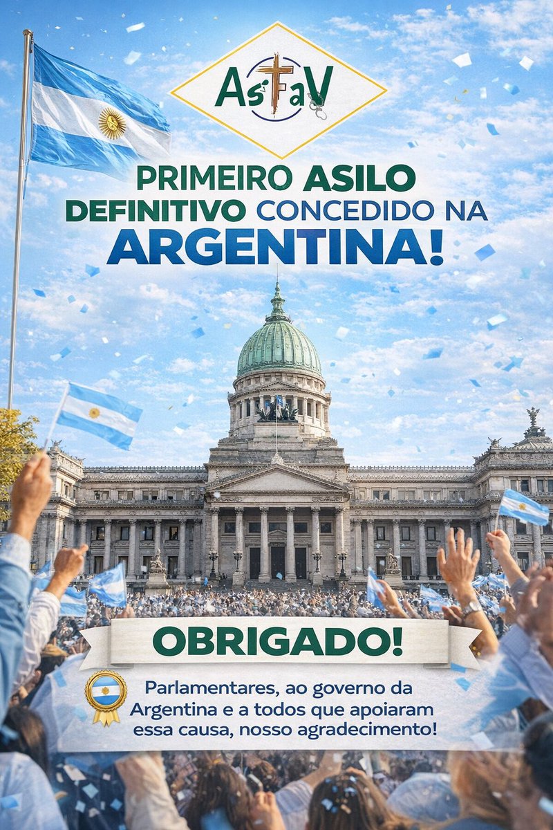 Deus abençoe,as nações que acolhem  exilados!🙏
Breve, muito Breve poderão retornar para seu país, pois a justiça  vai prevalecer nessa nação!🙏💪🇧🇷
