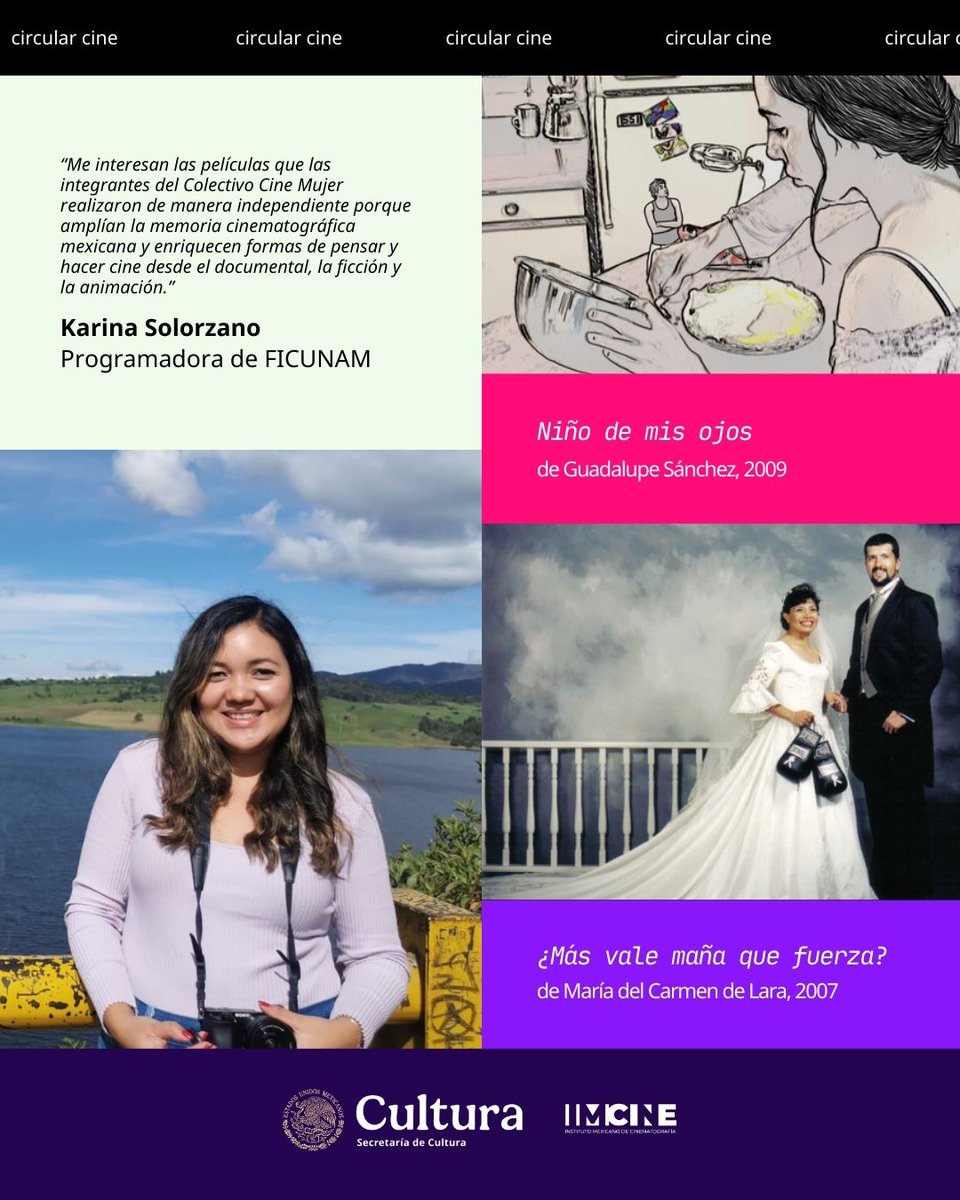 imcine's tweet photo. Detrás de cada función hay muchas decisiones que la hacen especial. Karina, Pía y Sarah revelan su proceso en #EllasPrograman. 

Da un vistazo al trabajo de programar cine y no te pierdas las 6 películas elegidas del 8 al 15 de marzo en cines, televisoras y @nuestrocinemx. https://t.co/aU0yYUMJU8