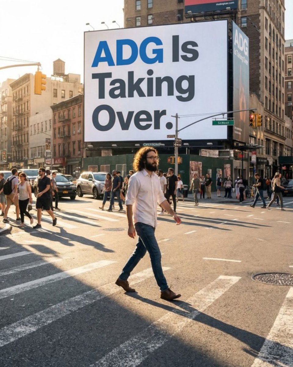 Uratedlive's tweet image. ADG is taking over.
Not with noise, but with strategy, visibility, and marketing that actually moves the needle.

📩 DM us

#ADG #BrandVisibility #MarketingPower #DigitalGrowth #BrandTakeover #MarketingStrategy #BusinessGrowth #AttentionEconomy