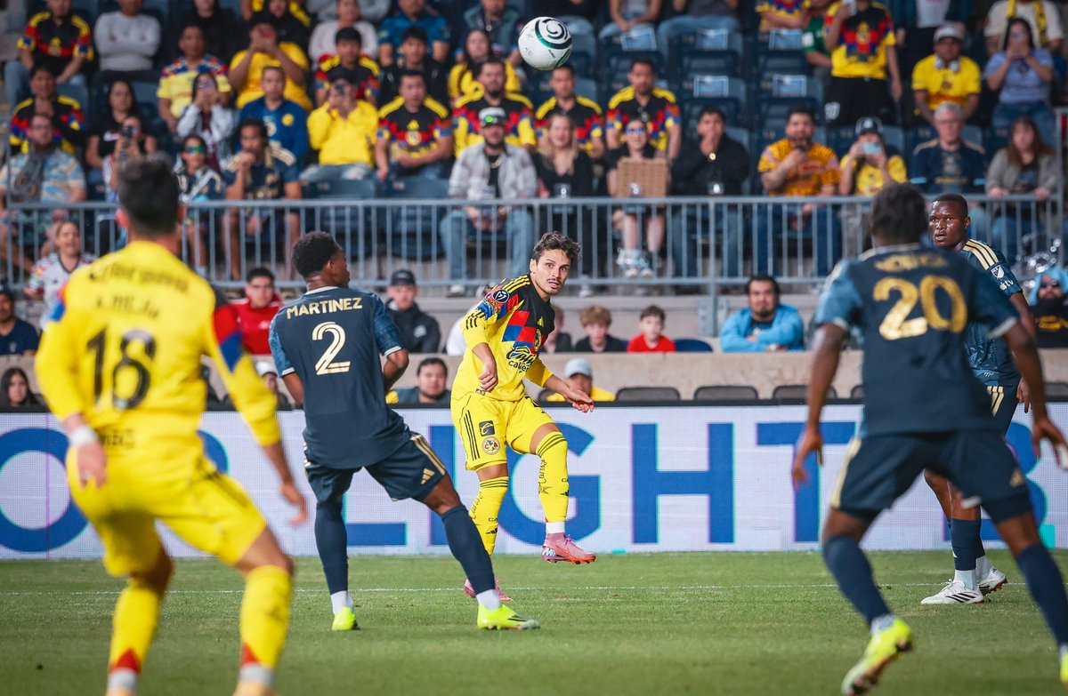 LigaBBVAMX's tweet image. Termina el primer tiempo. ⚽️

#Philadelphia 0-1 @ClubAmerica 

#LigaMXEnConcaChampions #ChampionsCup @TheChampions