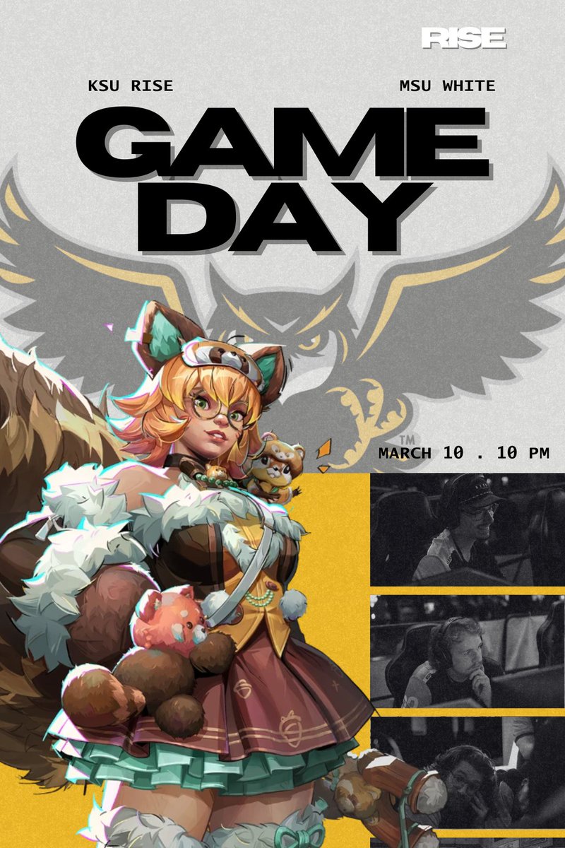 Game Day!
KSU Ascend: twitch.tv/vendetta_mr
KSU Rise: twitch.tv/onyxerial