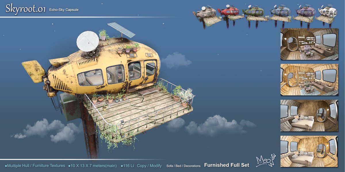 MeowMeow_Making's tweet photo. New Release 

Skyroot.01-EchoSky Capsule

Sometimes I lose track of whether it's the sea or the sky. The submarine is simply the sanctuary for my mind. 
At the threshold of subconscious and imagination, a place to dwell, a vessel to wander.

🚖equal10
https://t.co/rKPyiQ1a5g https://t.co/JcZ2Y5Bcdj