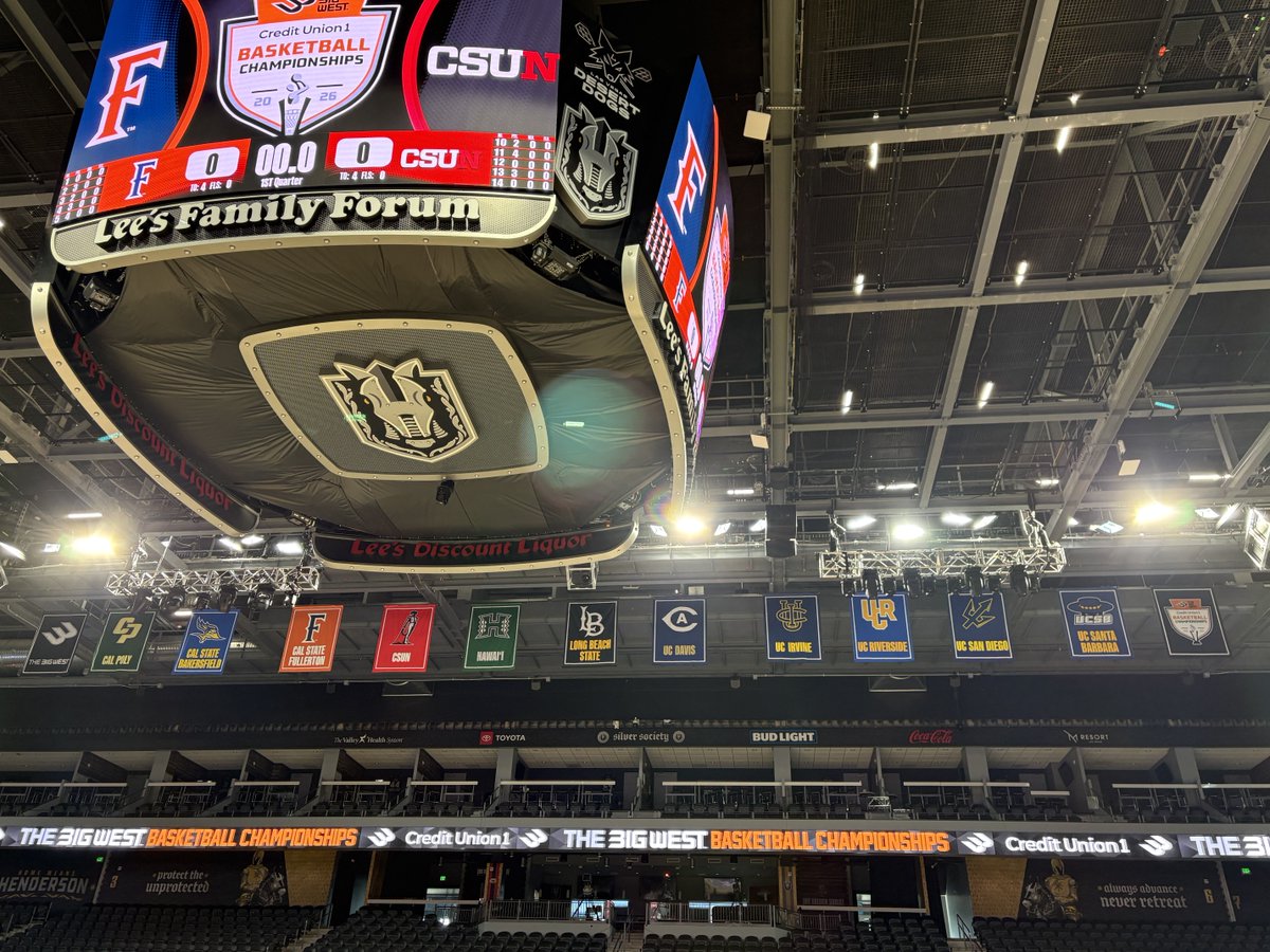 DanButterly's tweet image. Let’s Go!!!!!!

The experience at the Credit Union 1 Big West Basketball Championships are boldly elevated for teams and fans in 2026. 

I invite you to please join us. Outstanding NCAA D1 basketball. Free parking. GA seating. Amazing universities and fun entertainment. #BeBold