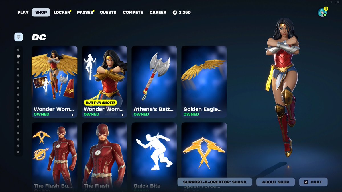 WONDER WOMAN & FLASH ARE BACK IN FORTNITE GET THEM HERE: https://t.co ...