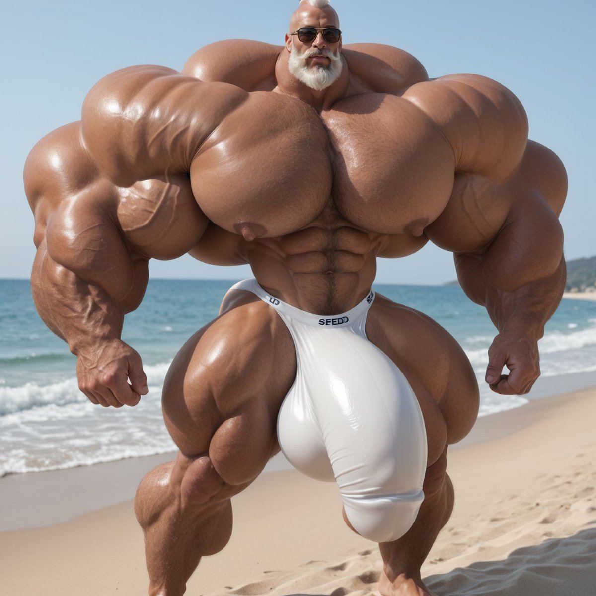AiBaraFree's tweet photo. Very large, very in charge, a true father figure! Father Oak for @Brawnophile on X and Bluesky!

Part 3

#AIArt #AIartcommunity #Bara #NSFW #AI #Gay https://t.co/rUrqk6wxj8