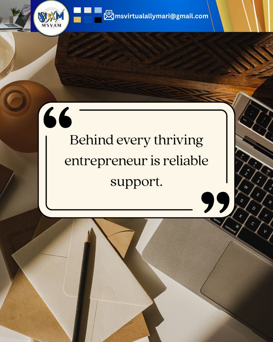 Basco_Marilyn13's tweet image. Success relies on support. Every business needs people, processes, and tools for smooth operations. With strong support, you can focus on key decisions and grow confidently. Success isn’t a solo journey. Tag someone who's supported you. 

#BusinessGrowth #EntrepreneurLife #VALife