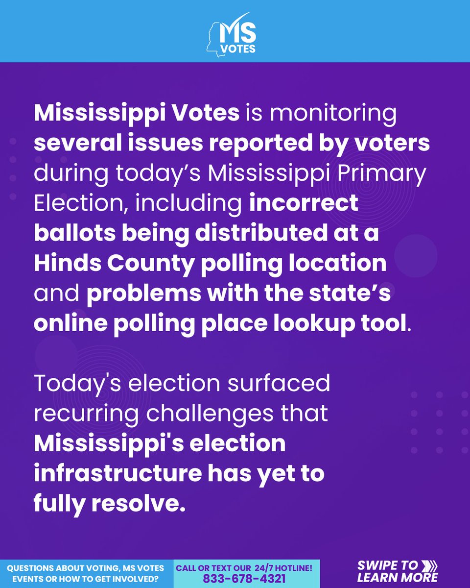 Mississippi Votes #StayVocalActLocal tweet media