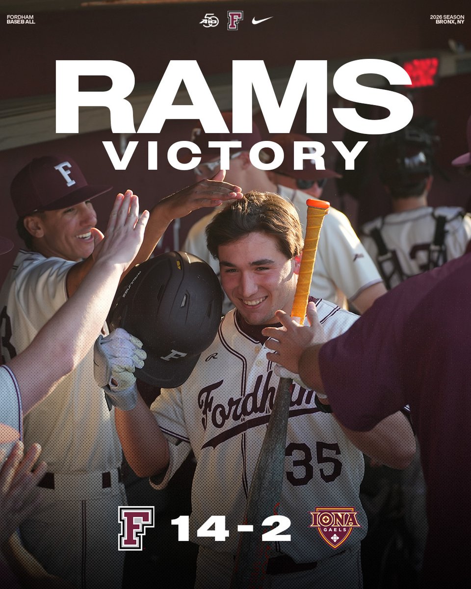 Big day for the hitters on Tuesday, picking up a 14-2 win over Iona!

📰: fordhamsports.com/news/2026/3/10…