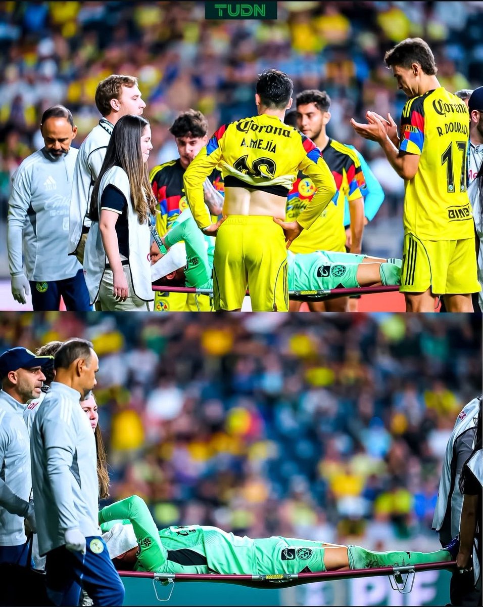 🚨ÚLTIMO MOMENTO🚨 

Ángel Malagón lesionado en el duelo entre <a href="/ClubAmerica/">Club América</a> y <a href="/PhilaUnion/">Philadelphia Union</a> en #ChampionsCup🤕💥 

Todos los detalles: tudn.com/futbol/concaca…