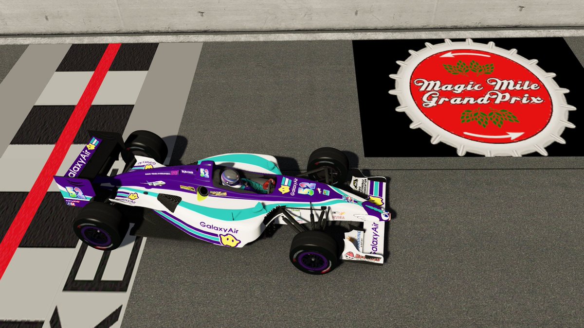 To call this one chaotic would be an understatement. Got caught up in mistakes - mine and others'.

Started P2, went up and down the field. But the car was dialed in perfectly!

Ended up winning! Woo!