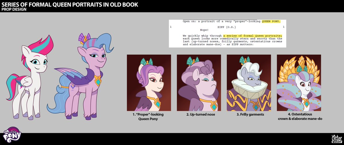 MLPG524092021's tweet photo. Concept arts of TYT episode "Written In The Starscouts" part 6.
#mylittlepony #mlpg5 #mlptellyourtale #mlptyt #zippstorm #queenhaven #conceptart #concept #mlpofficial #leak https://t.co/oPNqtjoc4Y