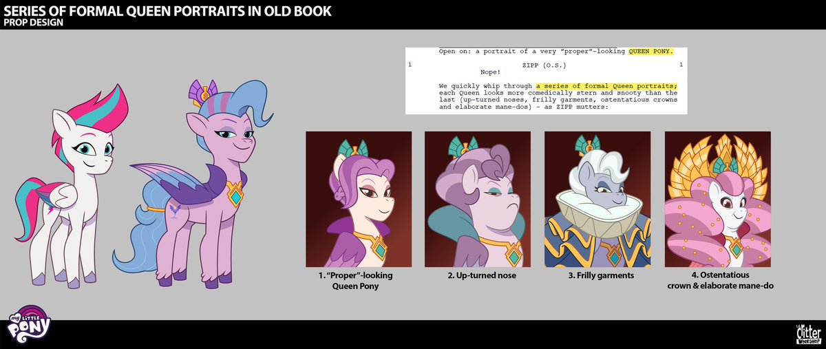 MLPG524092021's tweet photo. Concept arts of TYT episode "Written In The Starscouts" part 6.
#mylittlepony #mlpg5 #mlptellyourtale #mlptyt #zippstorm #queenhaven #conceptart #concept #mlpofficial #leak https://t.co/oPNqtjoc4Y