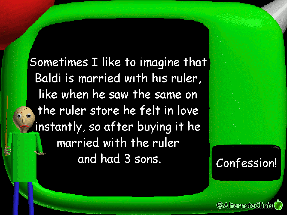 Baldi's Basics Confessions! tweet media