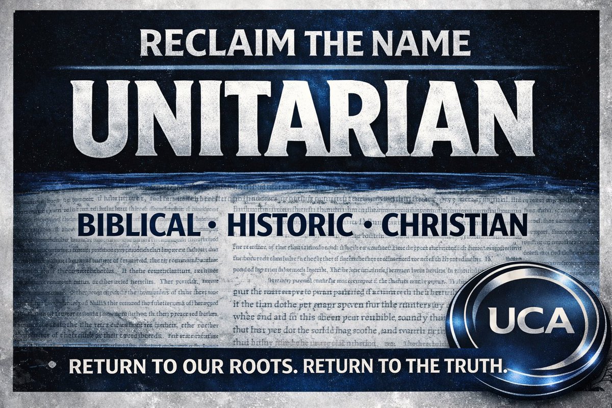 We want our word back! It’s time! 

We are Biblical Unitarians!