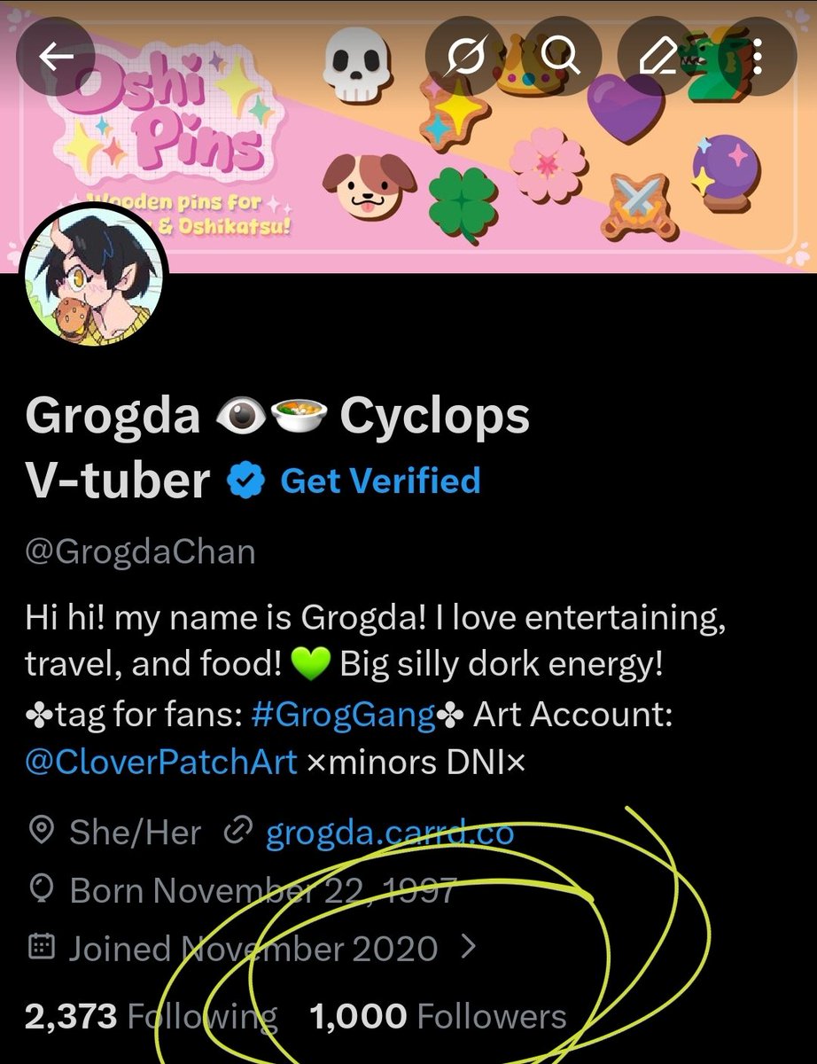Grogda 👁️🍲 Cyclops V-tuber tweet media