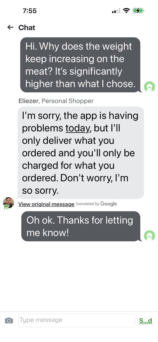 shannistar's tweet photo. @Instacart I want my refund! https://t.co/z9B7p7BNYg