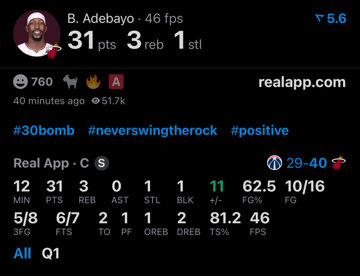 Real App tweet media