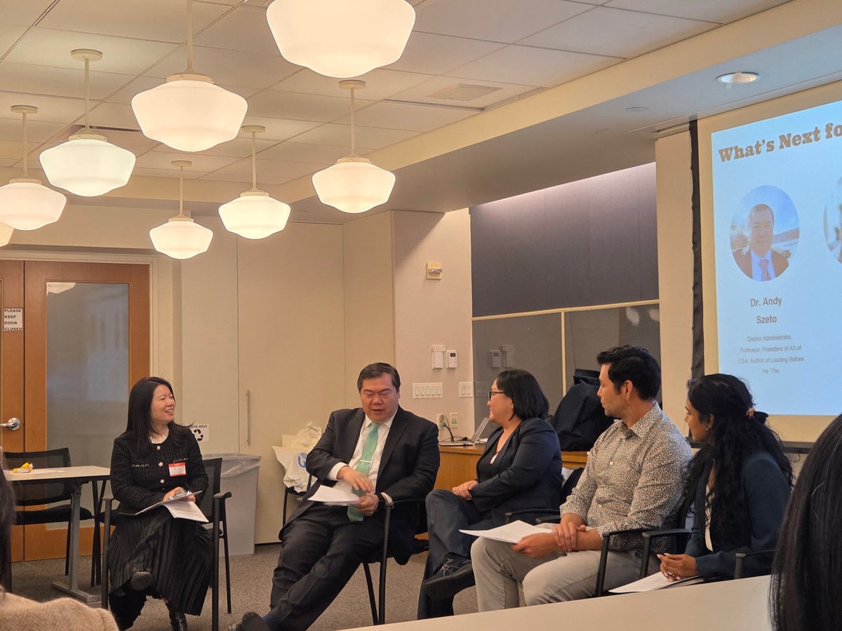 szeto_andy's tweet photo. Grateful to join the panel, “What’s Next for AANHPI Educators,” hosted by the @UFT and A3 of @FollowCSA.  

Thank you to fellow panelists and shout out to Tinglei for moderating and to Victoria for her opening remarks. Inspiring to see such strong turnout.

#AAPI #Leadership https://t.co/PRGv1MtESg