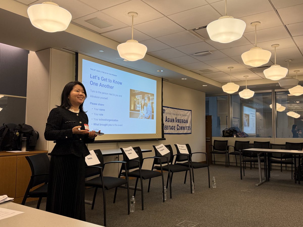 szeto_andy's tweet photo. Grateful to join the panel, “What’s Next for AANHPI Educators,” hosted by the @UFT and A3 of @FollowCSA.  

Thank you to fellow panelists and shout out to Tinglei for moderating and to Victoria for her opening remarks. Inspiring to see such strong turnout.

#AAPI #Leadership https://t.co/PRGv1MtESg