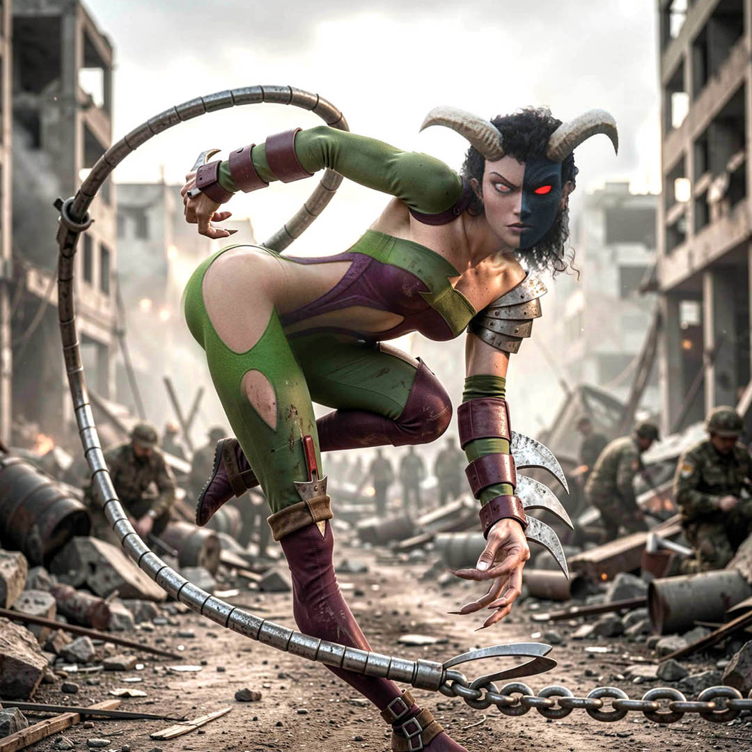 CustomsHunter's tweet image. Lotus (Crusade of Comics: Spawn, mini-comic)
Gemini 3 Pro / Flux-2-klein / Hunyuan-image-3.0

Art by Jason Pearson

#Spawniverse #hunter_r_customs #Spawnfanart #AI_Spawn