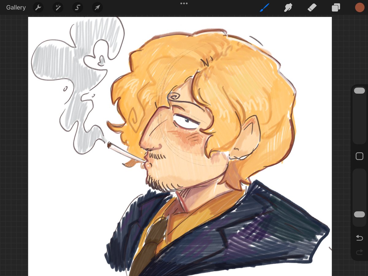 beateaterr's tweet photo. some of you liked my sanji so i think it’s only fair to post this unfinished doodle https://t.co/QMaabT7PAJ