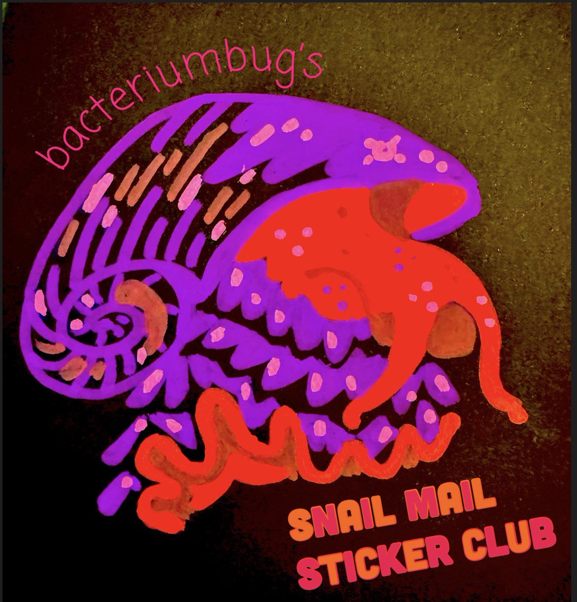 bacteriumbug's tweet photo. i’m making a sticker club!! you can find it here!! :-3 https://t.co/1qmgN0mDmy