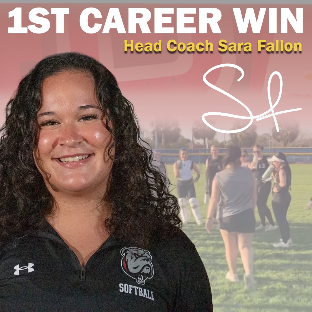 DeanAthletics's tweet photo. FIRST WIN AS A HEAD COACH! 🚨

With yesterday’s 7-5 win, Head Coach Sara Fallon has officially secured her first career win as a head coach!  Congratulations! 

#BulldogNation #Mudita 🐾 https://t.co/ZvkdaEGU3l