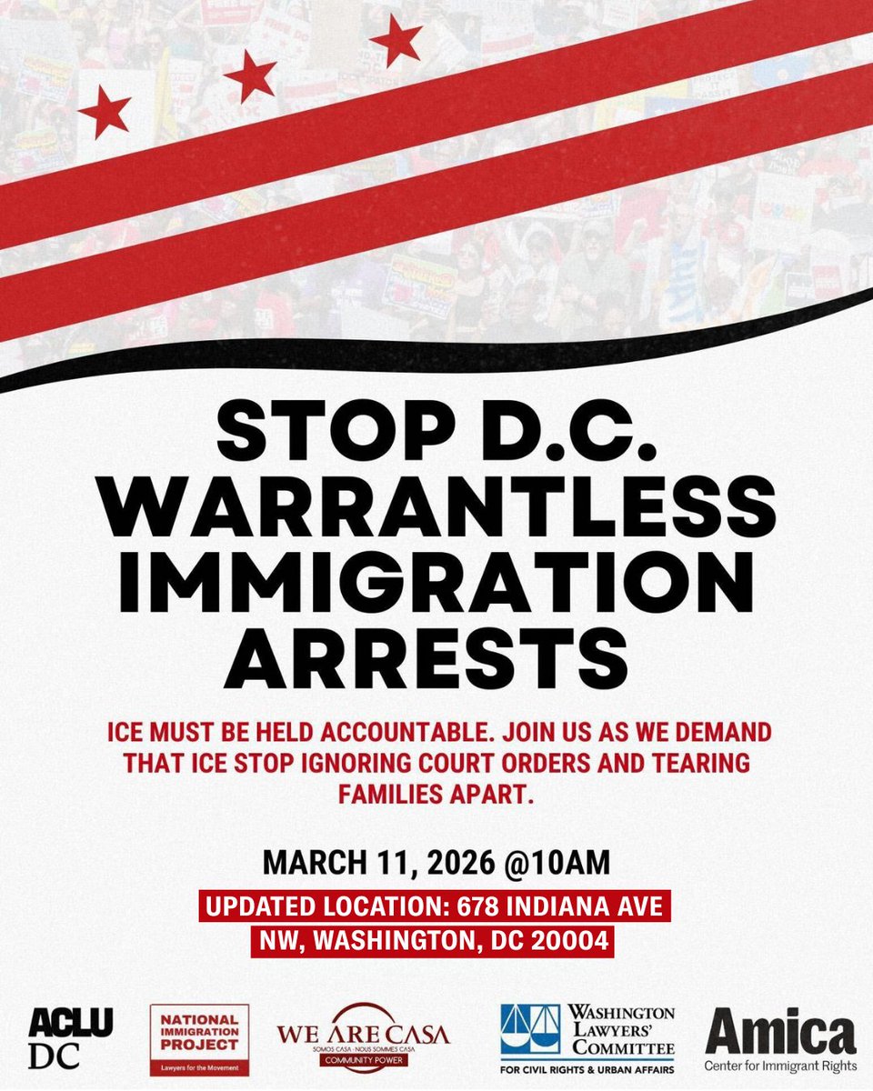 ACLU of the District of Columbia tweet media
