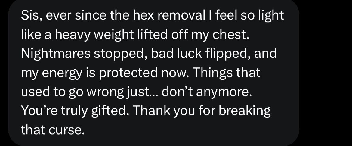 AriDivineRoots's tweet photo. Hex Removal &amp; Protection https://t.co/Dr0cz89v3i