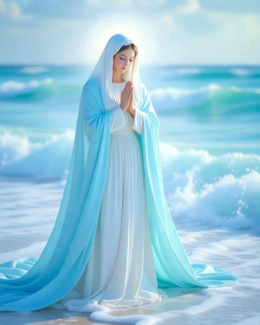 RosaryMum's tweet photo. “And the Virgin, beside her Son, continues her watch of love through the souls who are devoted to her.”

François de Sainte-Marie, O.C.D. https://t.co/mZf8oEiH3o