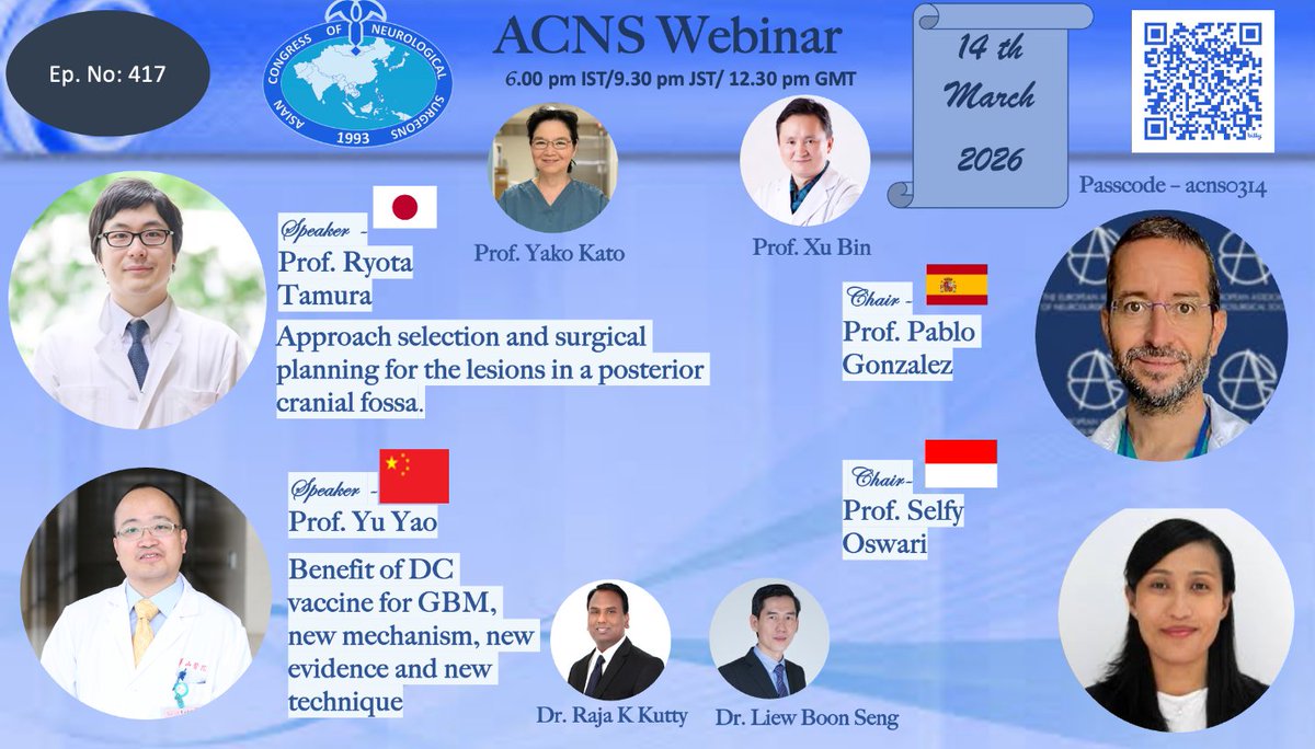 ACNS (Asian Congress of Neurological Surgeons) tweet media