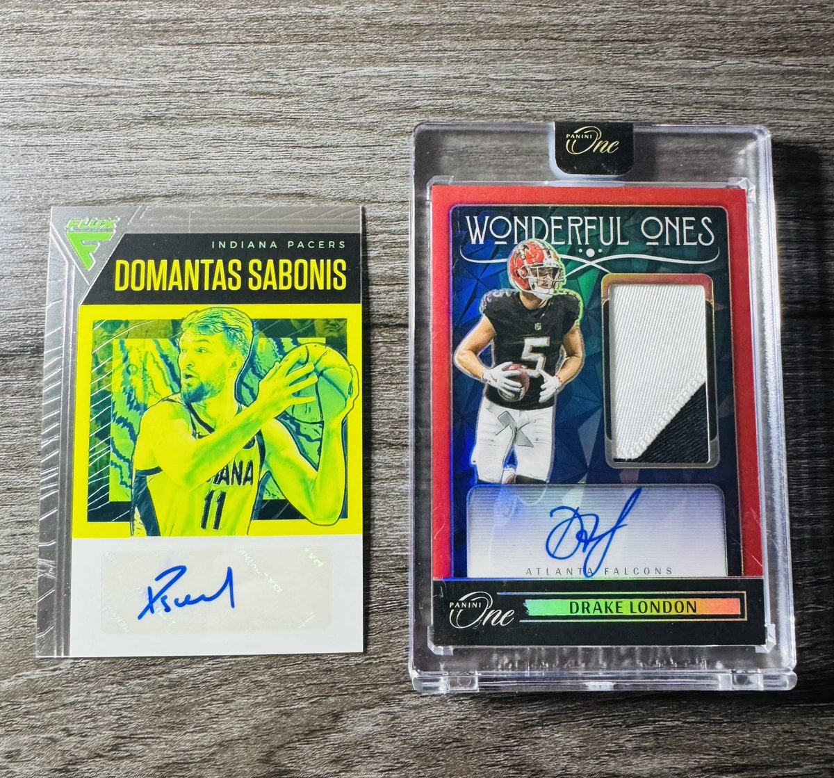 GKSportCards's tweet photo. Stack Sale Day 2💰

$15 Sabonis Auto /99

$55 London Auto /60

$5 BMWT / $1 PWE 
Stacks $100+ Ship Free
Stacks Close Friday https://t.co/SJAs77WXyD