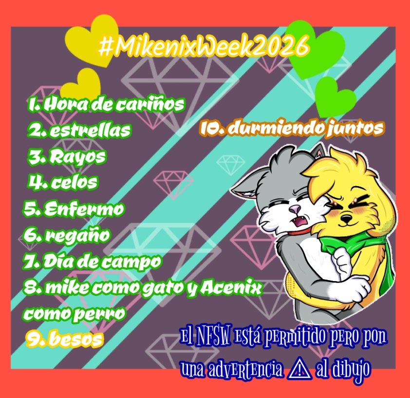 Que tal último dibujo de ellos dos solo quiero darles las gracias por el pequeño apoyo estoy agradecido y pues nada a dejar la cuenta inactiva otra vez....... verdad?
#MikenixWeek2026 
<a href="/AcenixYT/">Acenix</a> <a href="/MikecrackYT/">Mikecrack ໒(ᵔᴥᵔ)७</a>