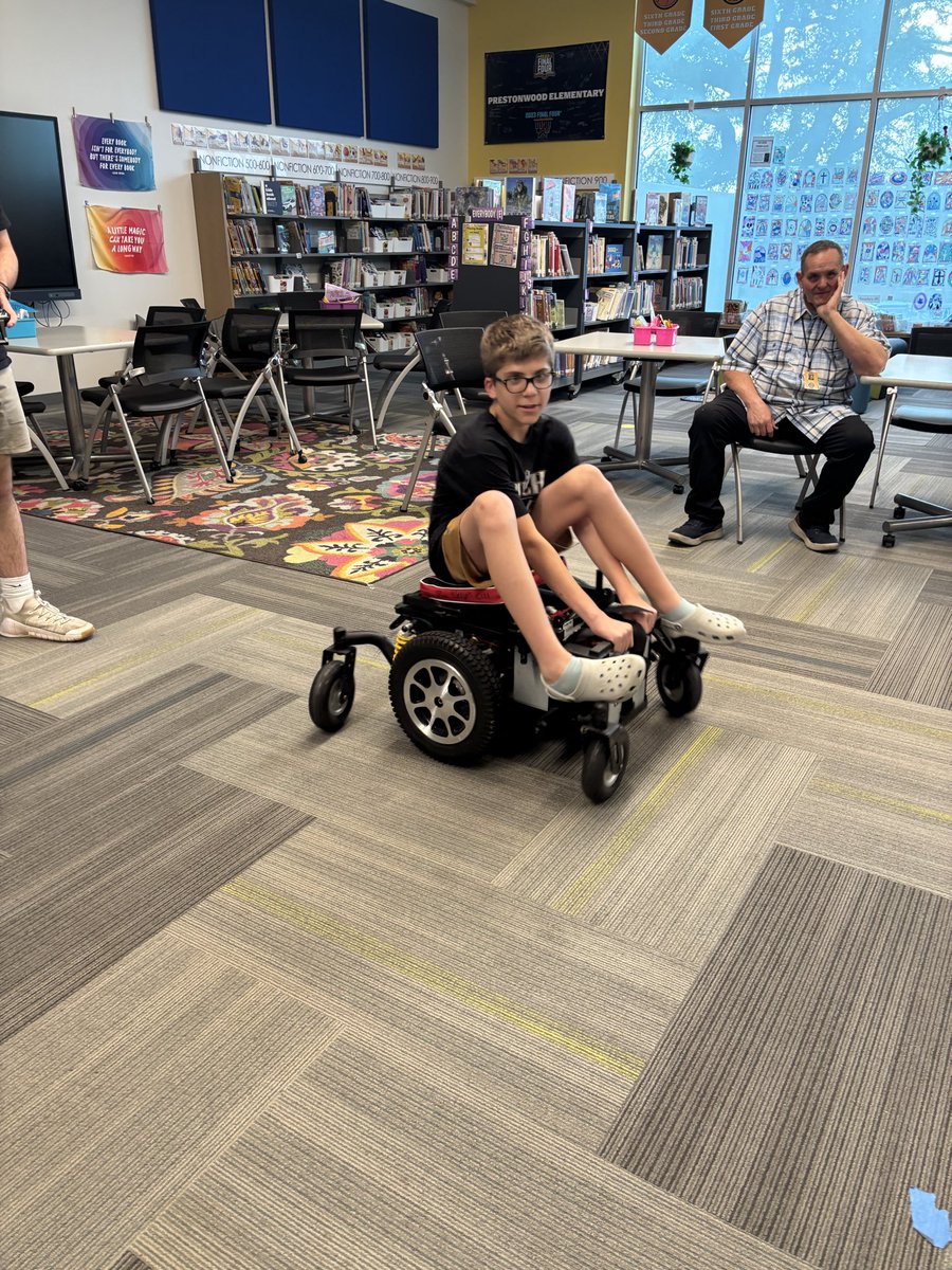 The robotics team from Richardson high school  was there too! We got to ride on their robot! Super awesome! <a href="/RichardsonISD/">Richardson ISD</a>