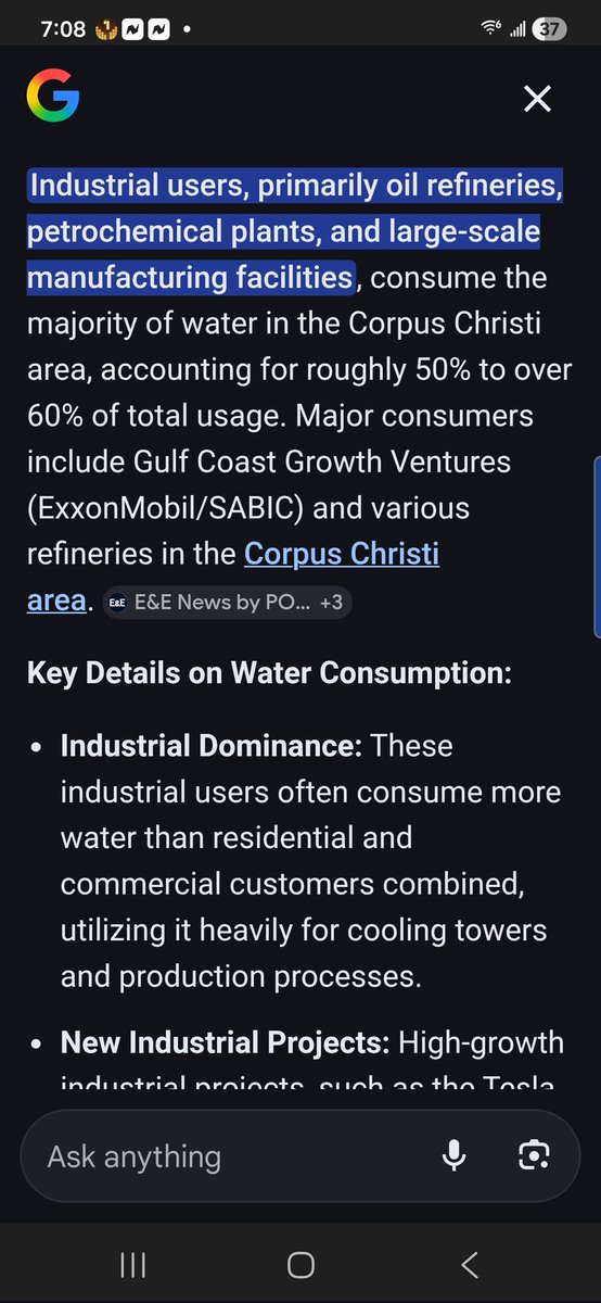 Smokey956's tweet photo. @cbs4rgv They running out of water in corpus christi to use so now moving to Brownsville to raise our water bills and make us conserve water. https://t.co/Z0FglwlP8T