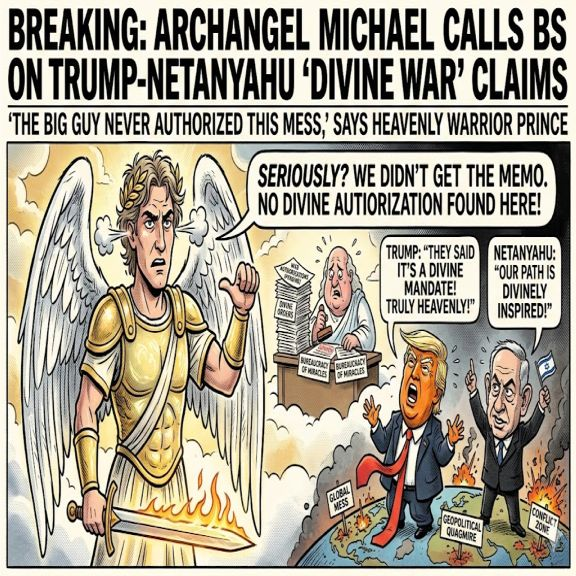 coopmike48's tweet image. Big Education Ape: BREAKING: ARCHANGEL MICHAEL CALLS BS ON TRUMP-NETANYAHU "DIVINE WAR" CLAIMS #NoKingsProtest #NoKingsMar28 #NoKingsInAmerica #NoKings #ArchangelMikeSpeaks #DivineFactCheck bigeducationape.blogspot.com/2026/03/breaki…