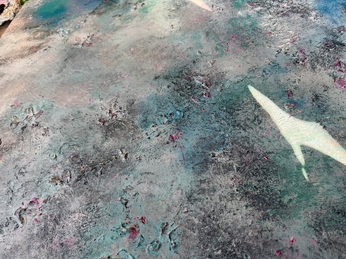 Worked a long day on three. 1st is a figurative abstract female, 2nd I popped a little color in on the cherry blossoms. #art #artwork #artist #figurativeart #abstractart