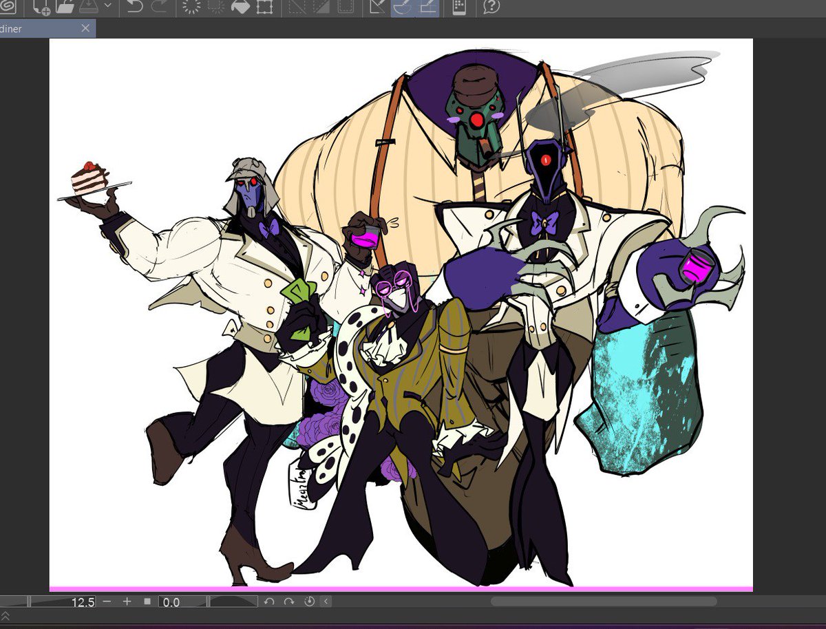 SylveonFrancy's tweet image. 💜😈🥂🥃 the staff is expanding

#Transformers #TransformersAnimated #tfa #dinerAU #macadams #lugnut #blitzwing #swindle #shockwave