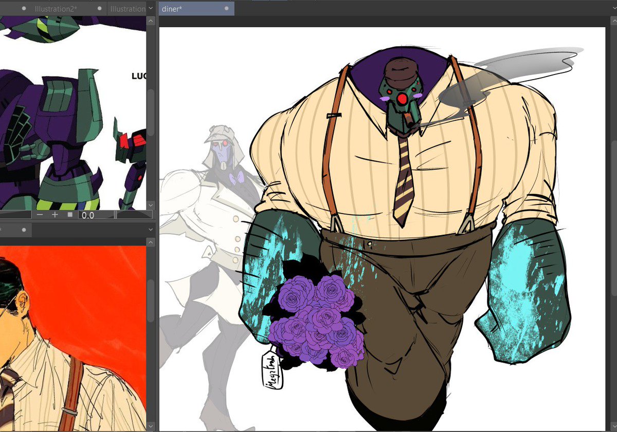 SylveonFrancy's tweet image. 💜😈🥂🥃 the staff is expanding

#Transformers #TransformersAnimated #tfa #dinerAU #macadams #lugnut #blitzwing #swindle #shockwave