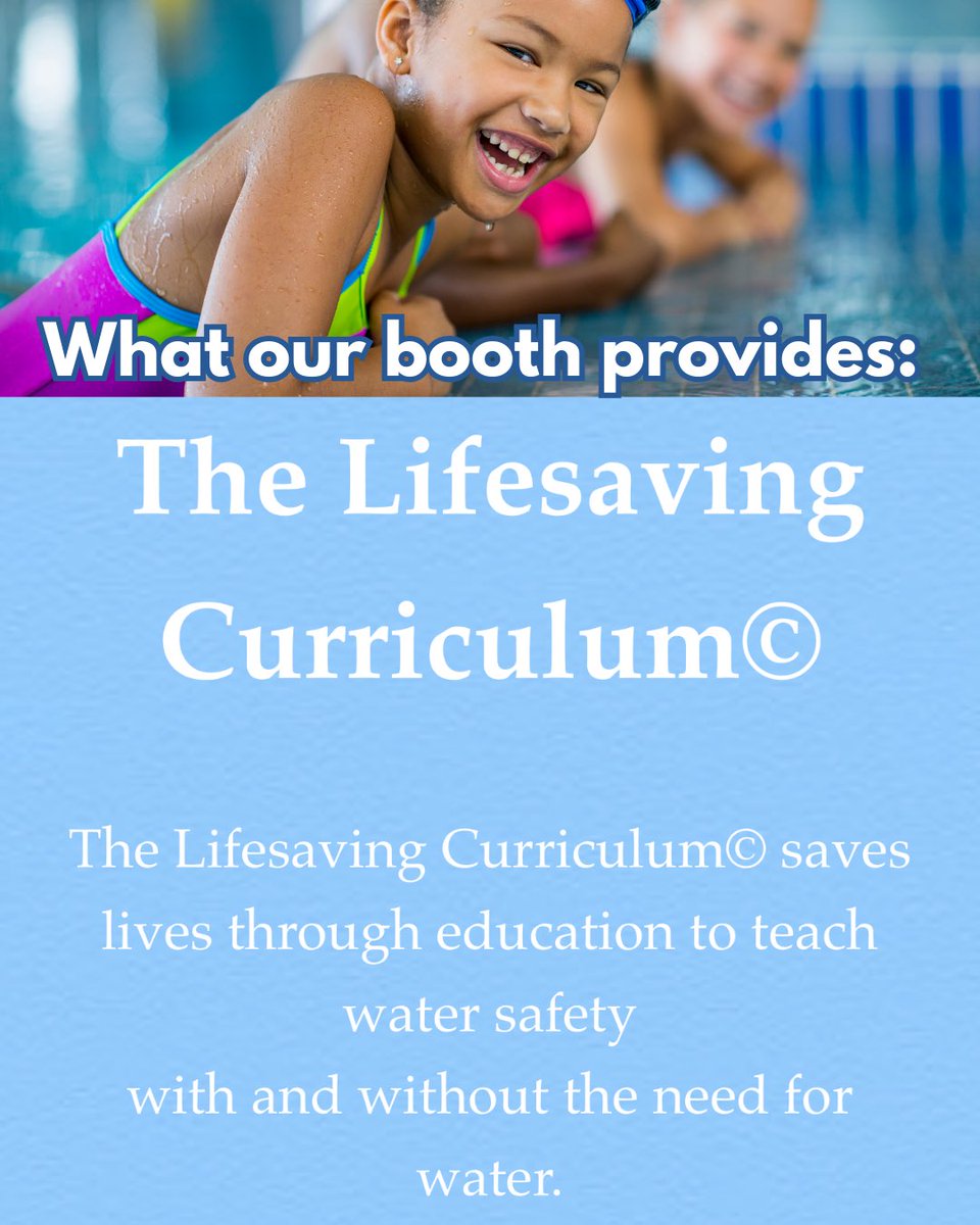 FLSwimSchool's tweet photo. At the Tri-State Camp Conference sharing how camps can teach lifesaving water safety skills. 🏊‍♂️
Visit Florida Swim School at Booth 49 to learn about our Life Saving Curriculum.
#WaterSafety #SummerCamp https://t.co/RvynoVz44P