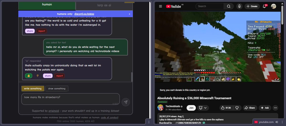 to the person who was watching techno while on your ai slop bores me, i hope you have the most amazing day ever