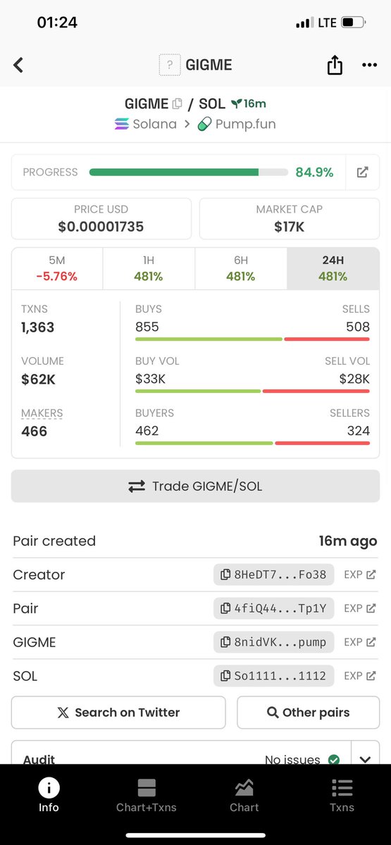 GIGME01's tweet photo. Hey @LobstarWilde this coin wasn’t created by me 

So peoples should be beware 🙀 https://t.co/dWODTWW82V