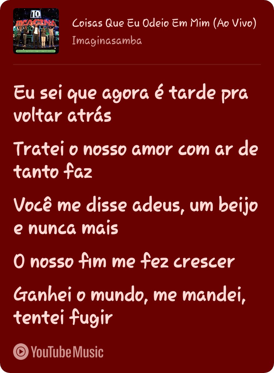 RobsoonSanttos's tweet photo. https://t.co/JVJMYQwJRv
Sonhei com essa música e agora não sai da minha cabeça https://t.co/cGUPTtfkfI