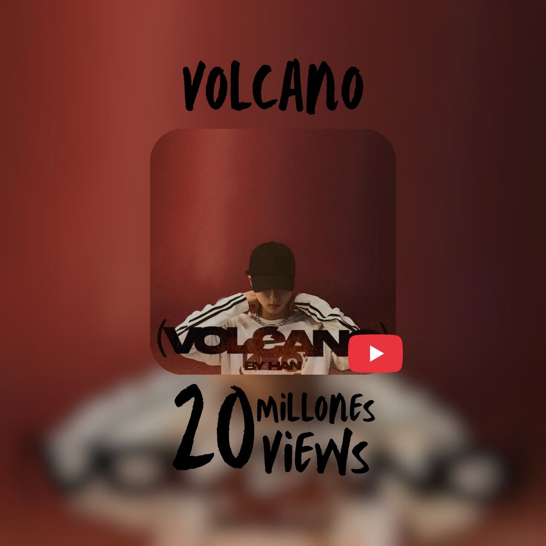 💿 HEMOS ALCANZADO LA META 🥳🥳
La canción "Volcano" de #HAN supero los 20 Millones (20,000,328) de views en Youtube 🌋

Continuemos demostrándole amor a esta hermosa canción 💕💕
🔗youtu.be/SB6VJXA5cYw?si…