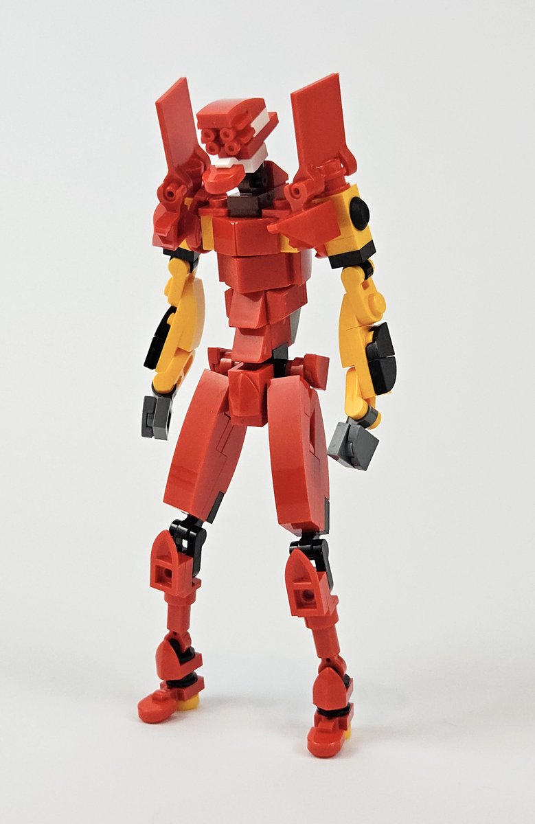 MintSodaBricks's tweet photo. Lego Eva Unit 02 MOC 15cm End of Evangelion ver. #LEGO #evangelion #moc #レゴ #エヴァンゲリオン #EVA #EVA30 https://t.co/PnRC2KaoGZ