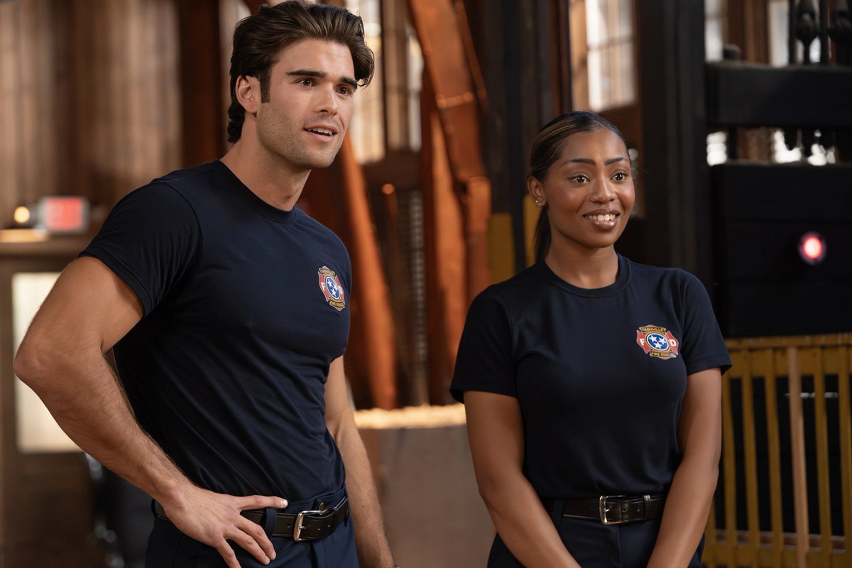 CourtneyHa59601's tweet photo. And Once again, more Baylor time on @911nashville! 🧑🏻‍🚒👩🏾‍🚒💙💜✨🎶😍 #huntermcvey #haileykilgore #bluebenninga #taylorthompson #baylor #911nashville #smallpotatoes #thursdaymarch12th2026 https://t.co/xcmU3mkfAt