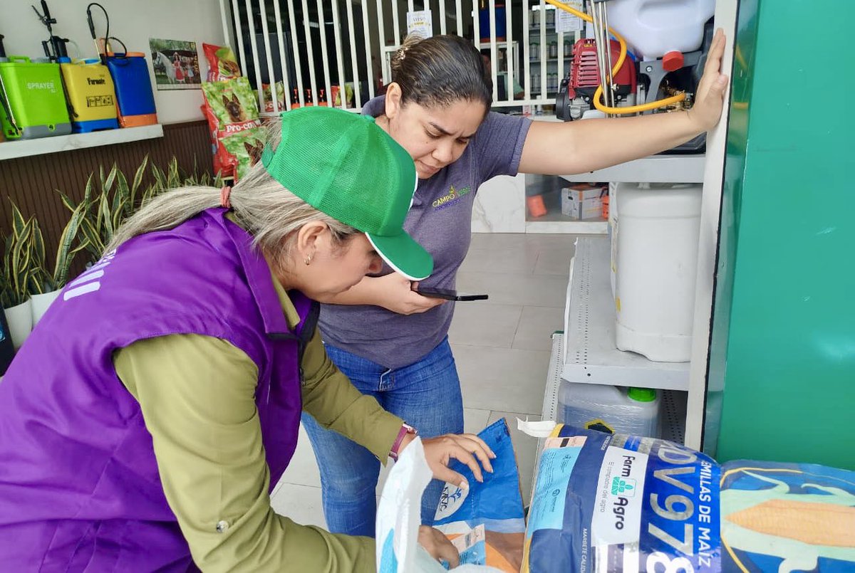 Agricultura_CZ5's tweet photo. #Guayas | En operativo de control a comercializadoras de semillas en la parroquia Virgen de Fátima, inspectores realizaron la verificación a 5 almacenes del cumplimiento de la Ley de Semillas #LOASFAS y la calidad de la semilla certificada.
#ElNuevoEcuador https://t.co/gdcuTOiWjk