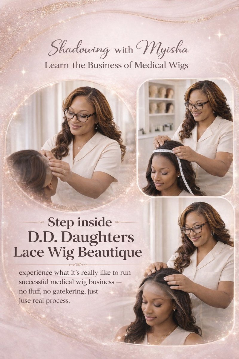 dddaughtershair's tweet photo. 💖 Did you know most beauty schools overlook the essentials of running a successful medical wig business? 🚀 Don’t miss out! Check out https://t.co/9xZCLhwqJ7 for tips that can transform your career and help those in need! 🌈 #CranialProsthesis #BeautyBusiness #SupportWomen https://t.co/11BVZufapS